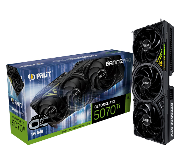 Palit GeForce RTX 5070 Ti GamingPro OC V1 16GB GDDR7 DLSS5 - 1326131 - zdjęcie